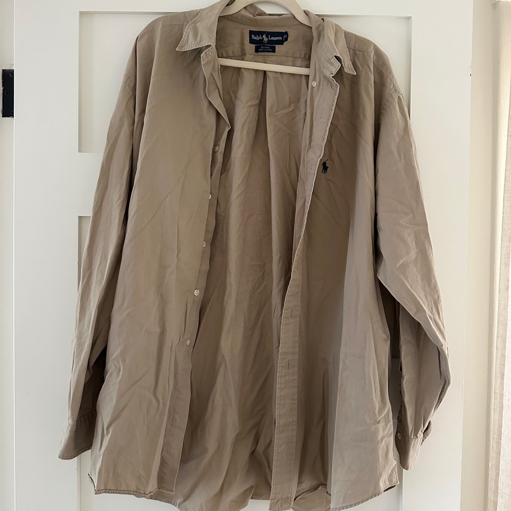 Ralph Lauren Men's Tan Shirt